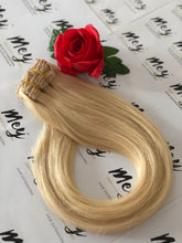 Load image into Gallery viewer, Clips hair extensions - 120g 22inch